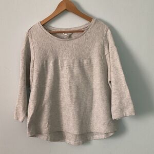 Casual Heather Gray Women's Top